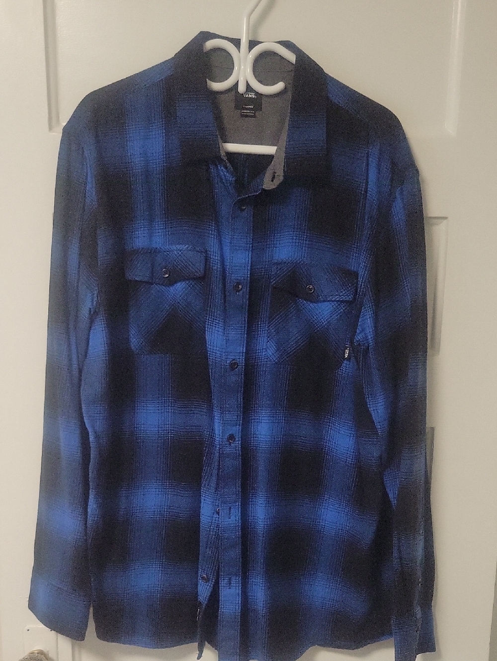 Vans Black and Blue Classic Fit Shirt